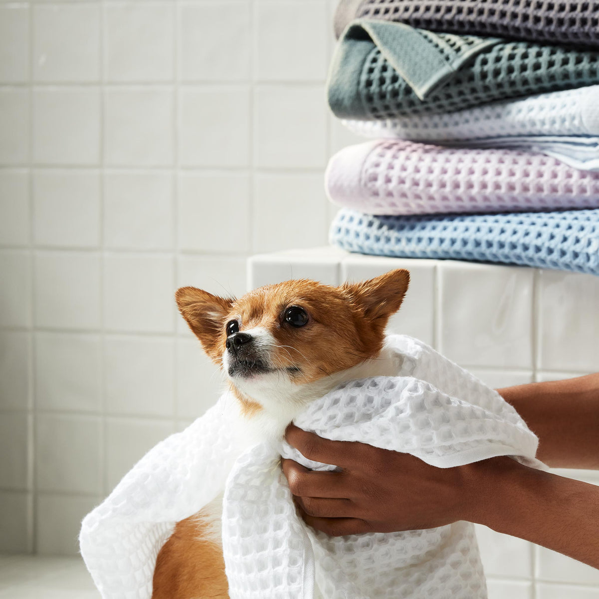 Dreamweave Waffle Bath Towels Set of 2 A4