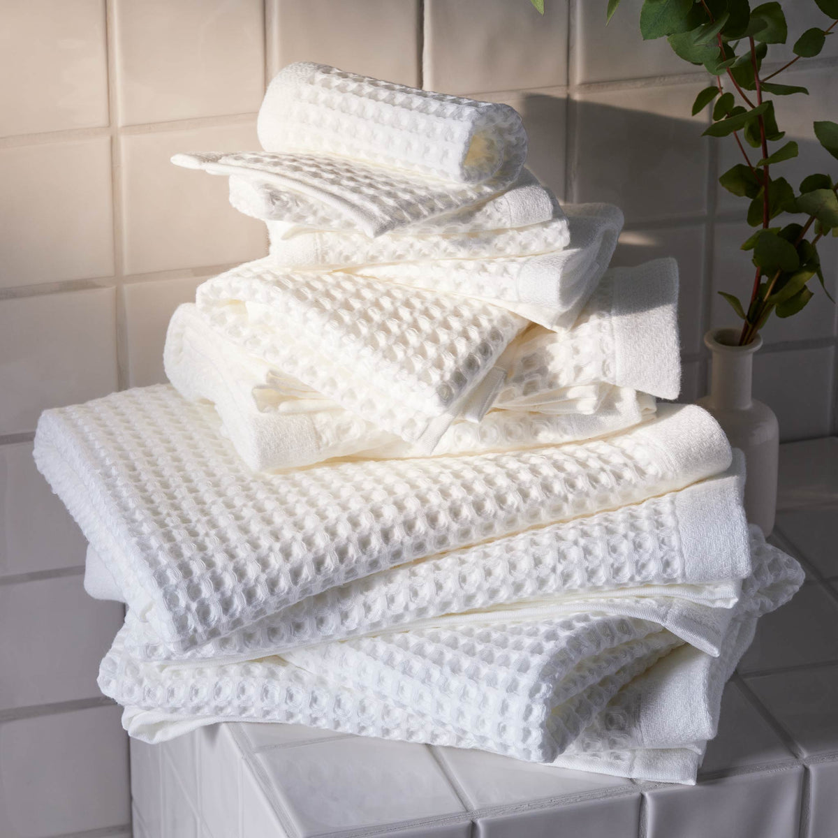Dreamweave Waffle Bath Towels Set of 2 A4