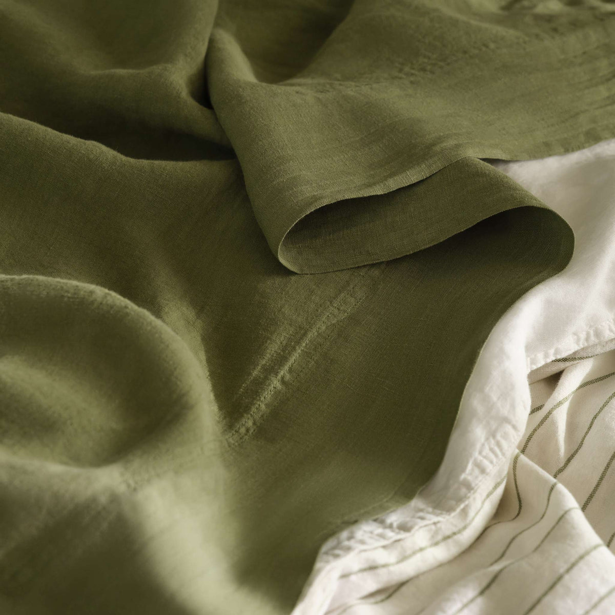 Washed European Linen Duvet Set F1