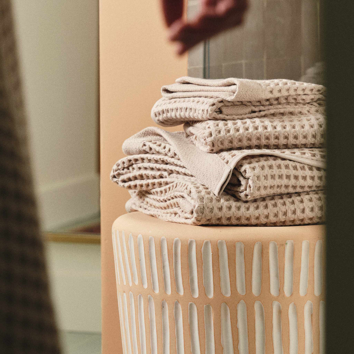 Dreamweave Waffle Bath Towels Set of 2 A4