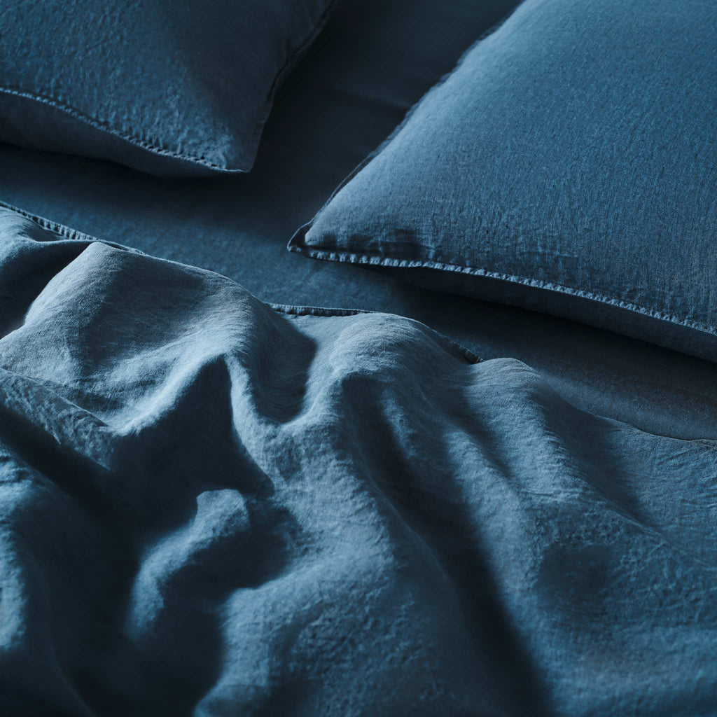 Washed European Linen Core Sheet Set L4