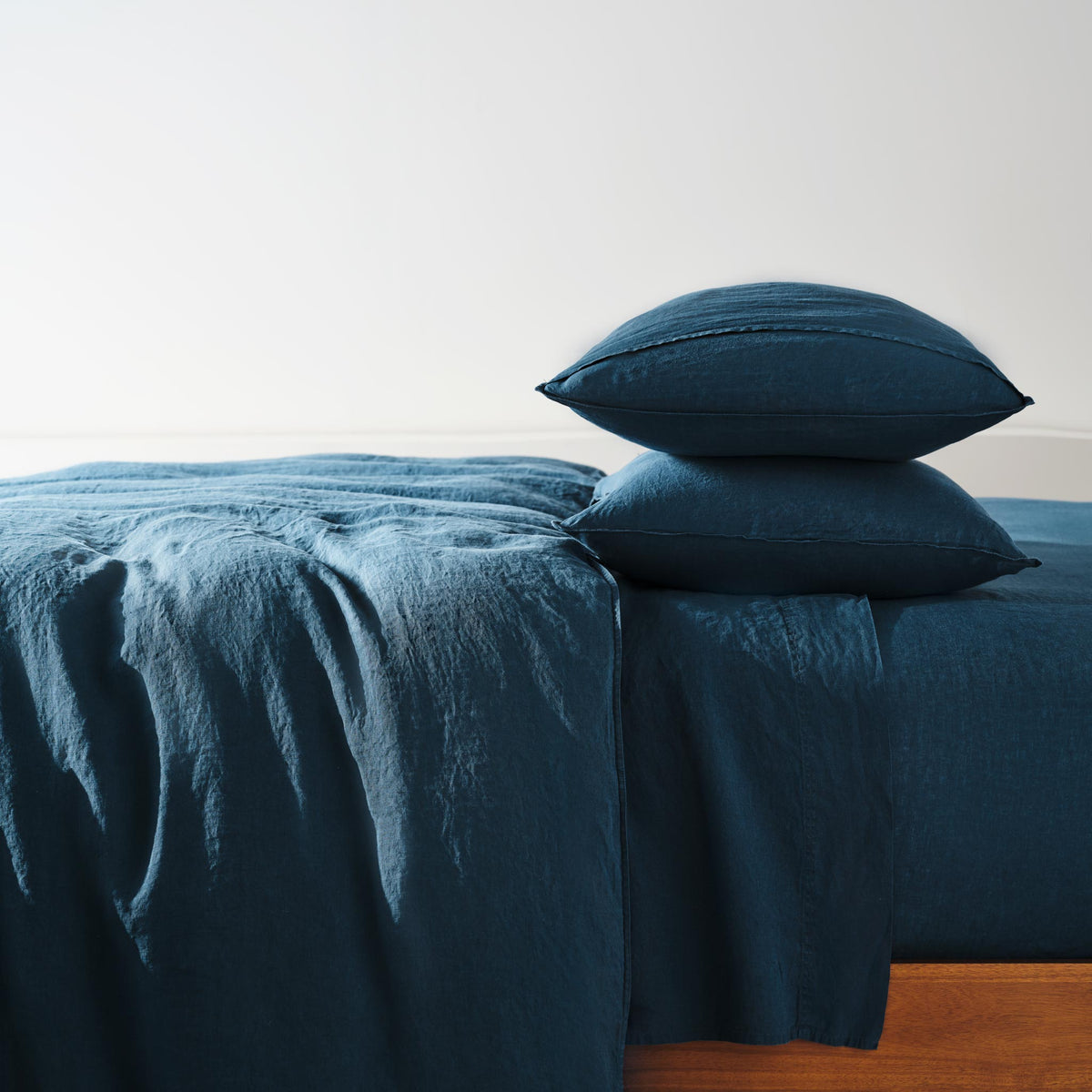 Washed European Linen Core Sheet Set L4