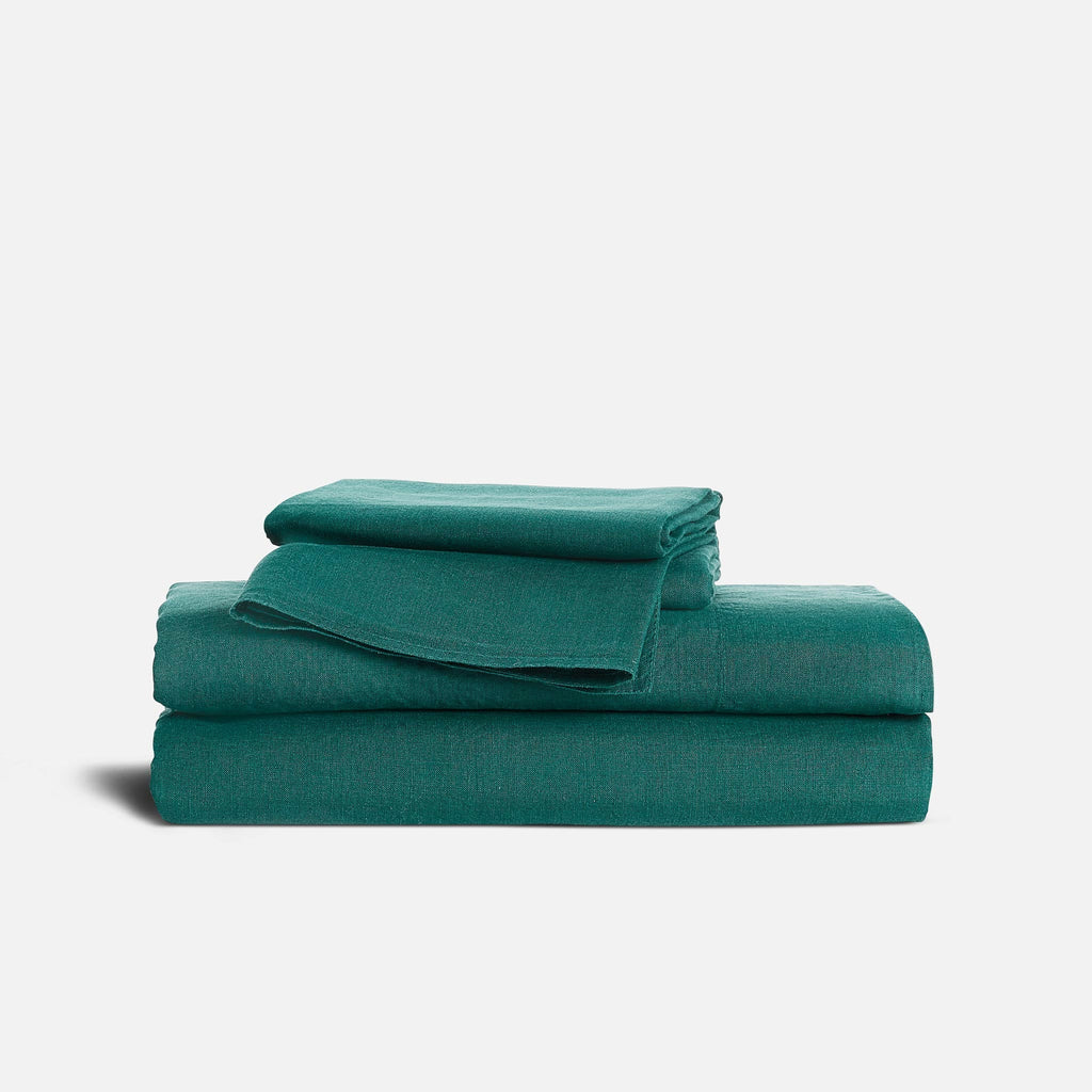 Washed European Linen Core Sheet Set L4
