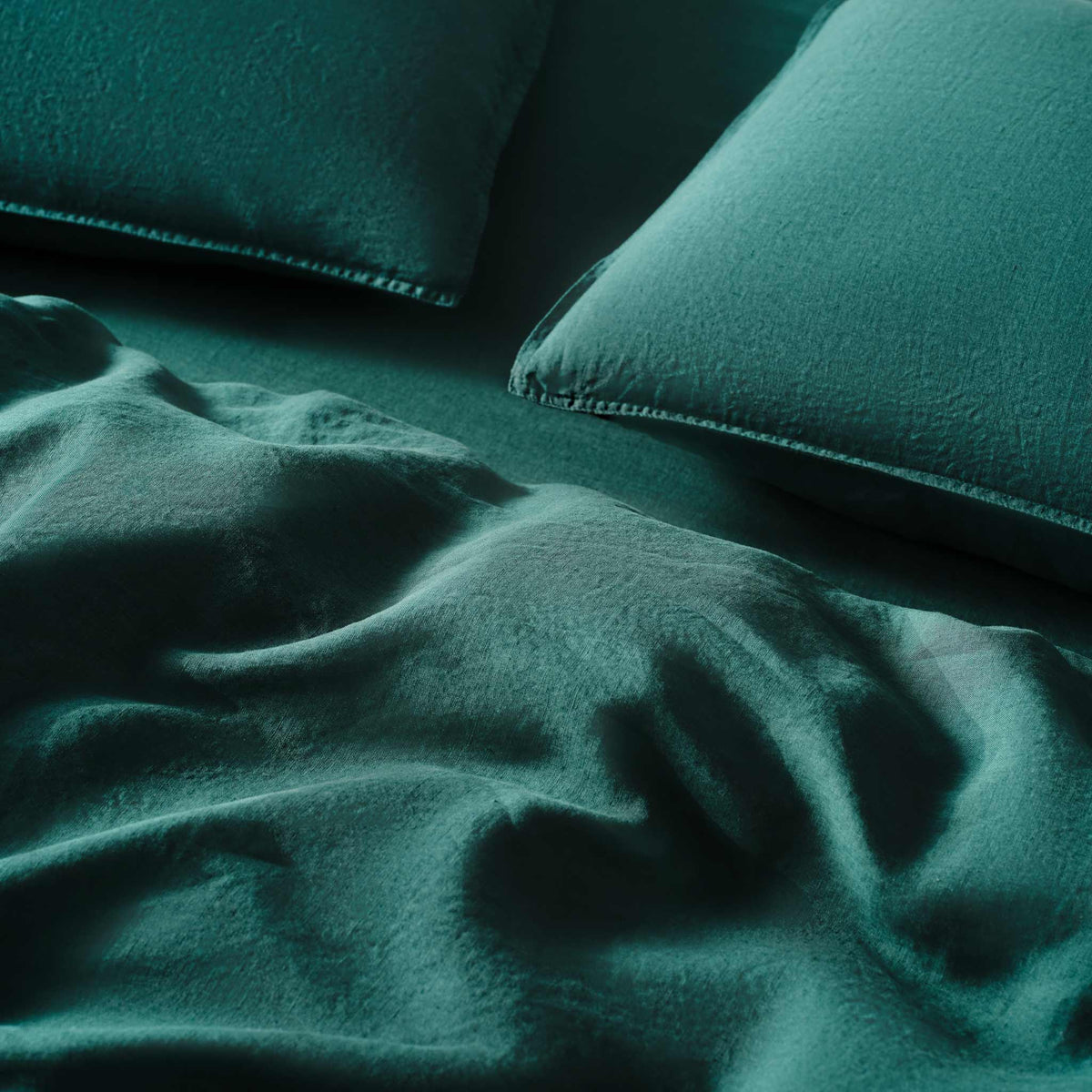 Washed European Linen Duvet Set F1