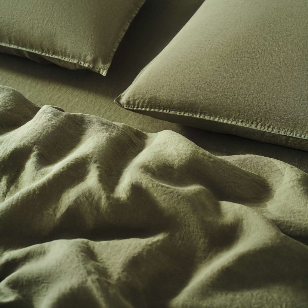 Washed European Linen Core Sheet Set L4