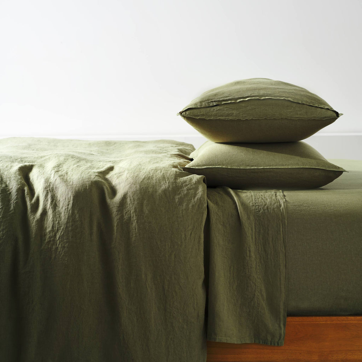 Washed European Linen Core Sheet Set L4
