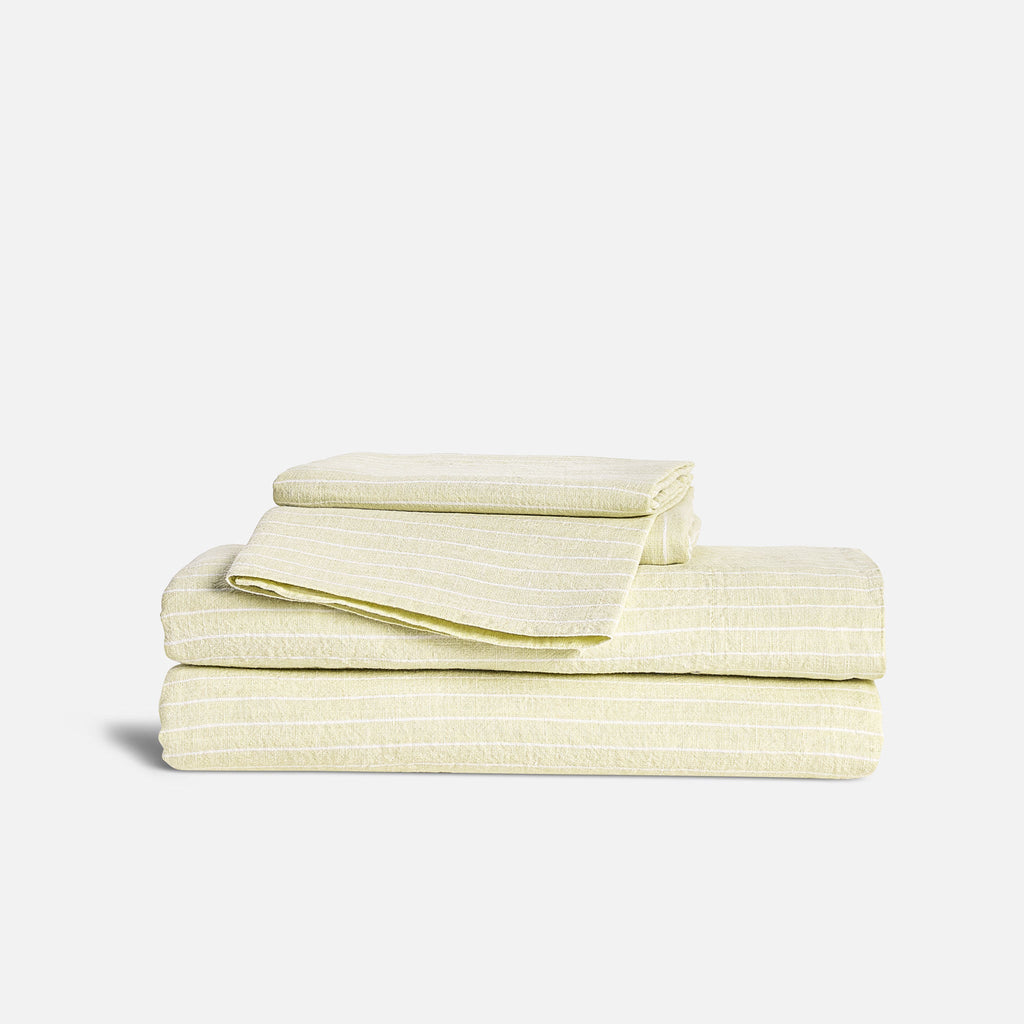 Washed European Linen Core Sheet Set L4