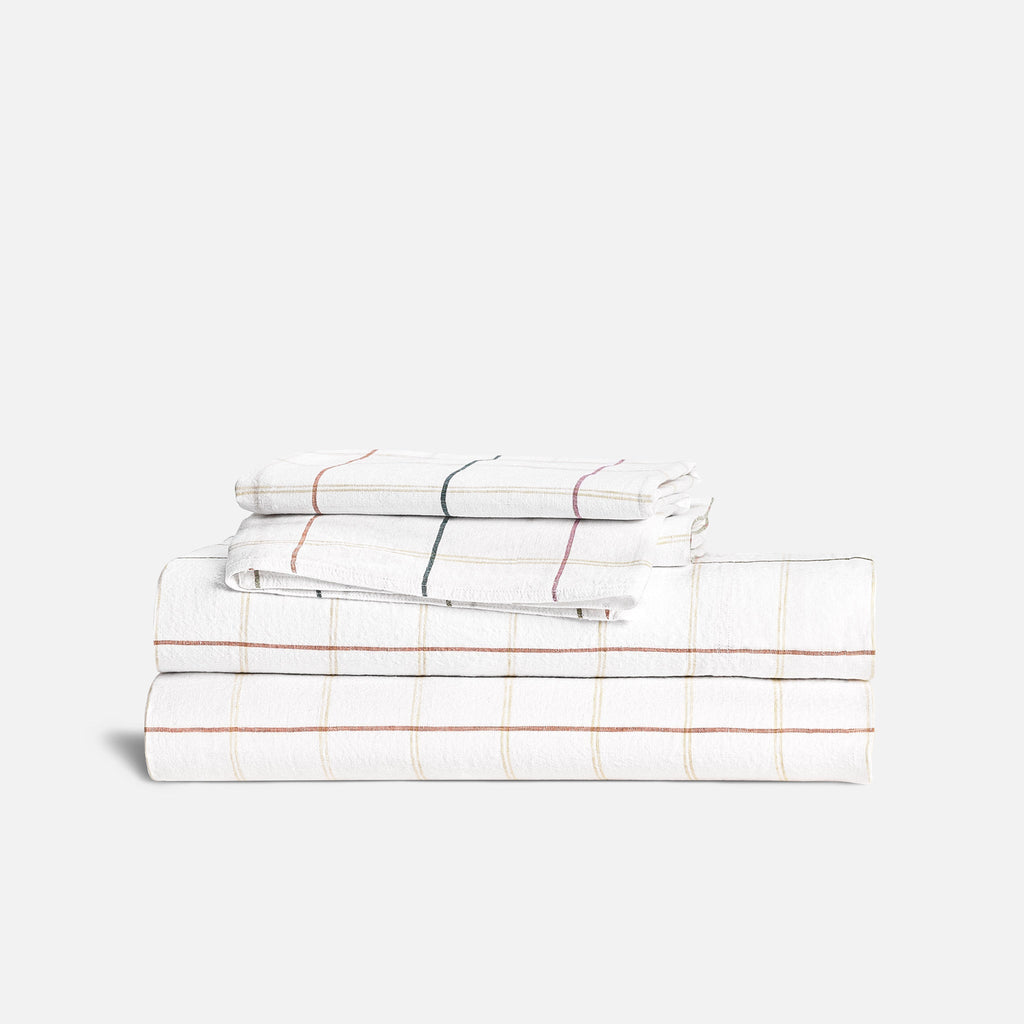 Washed European Linen Core Sheet Set L4