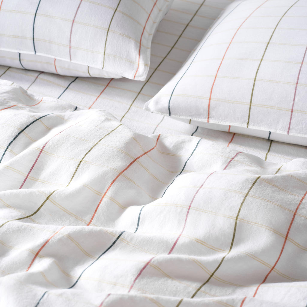 Washed European Linen Core Sheet Set L4