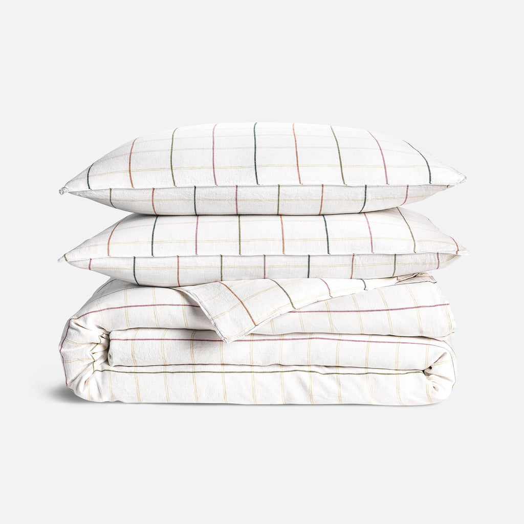 Washed European Linen Duvet Set F1