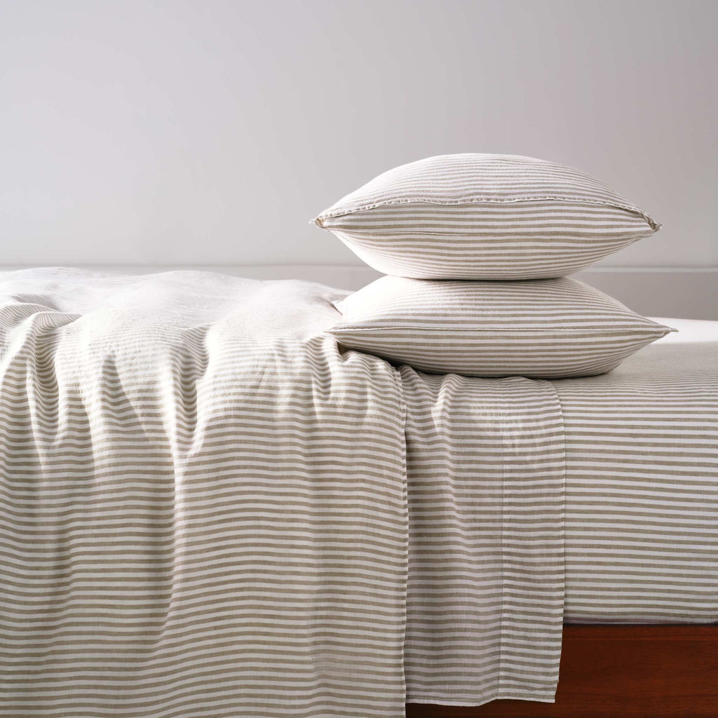 Washed European Linen Core Sheet Set L4
