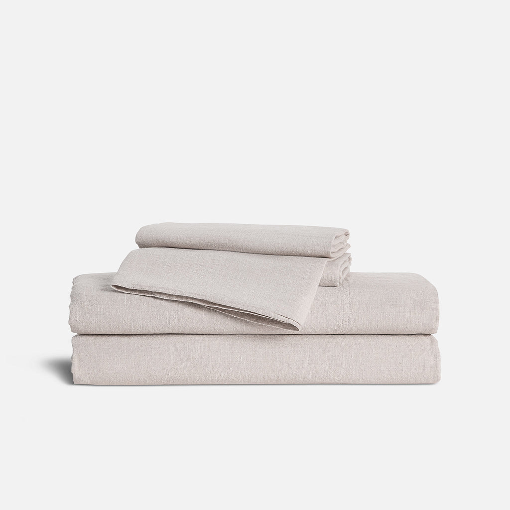 Washed European Linen Core Sheet Set L4