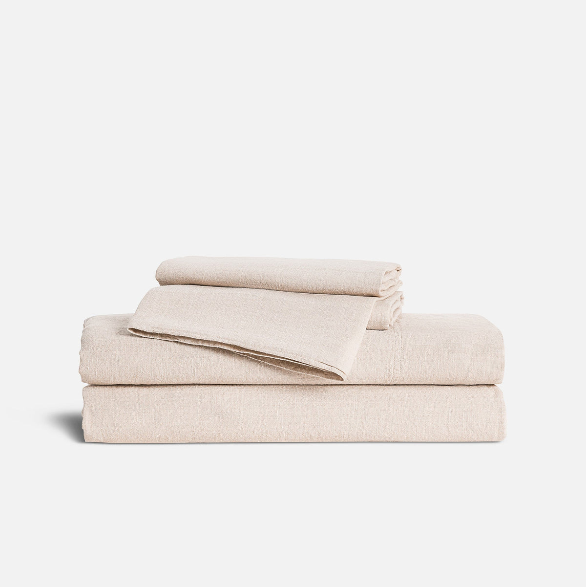 Washed European Linen Core Sheet Set L4