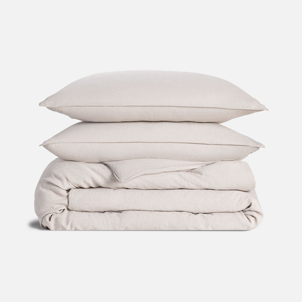 Washed European Linen Duvet Set F1