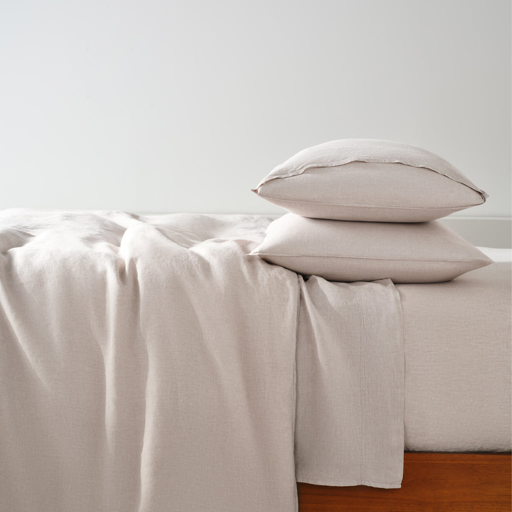 Washed European Linen Core Sheet Set L4