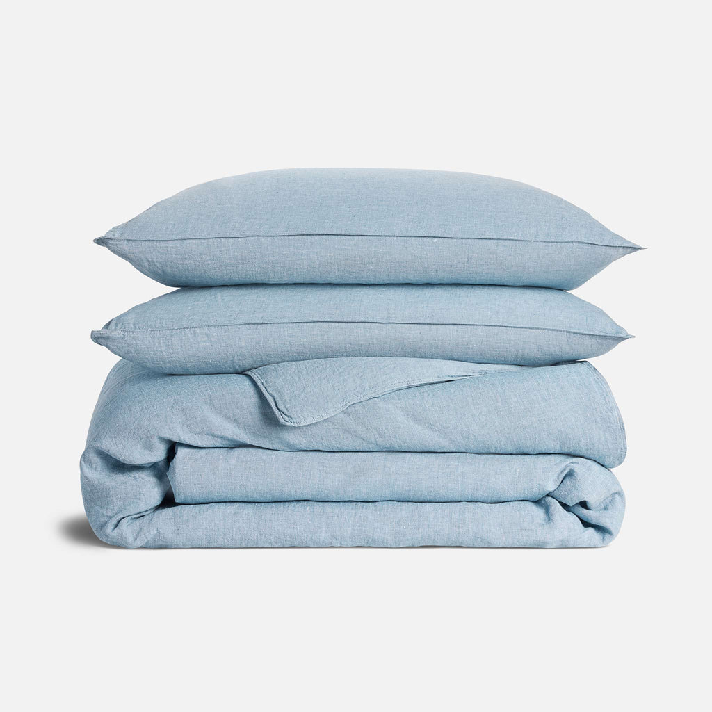 Washed European Linen Duvet Set F1