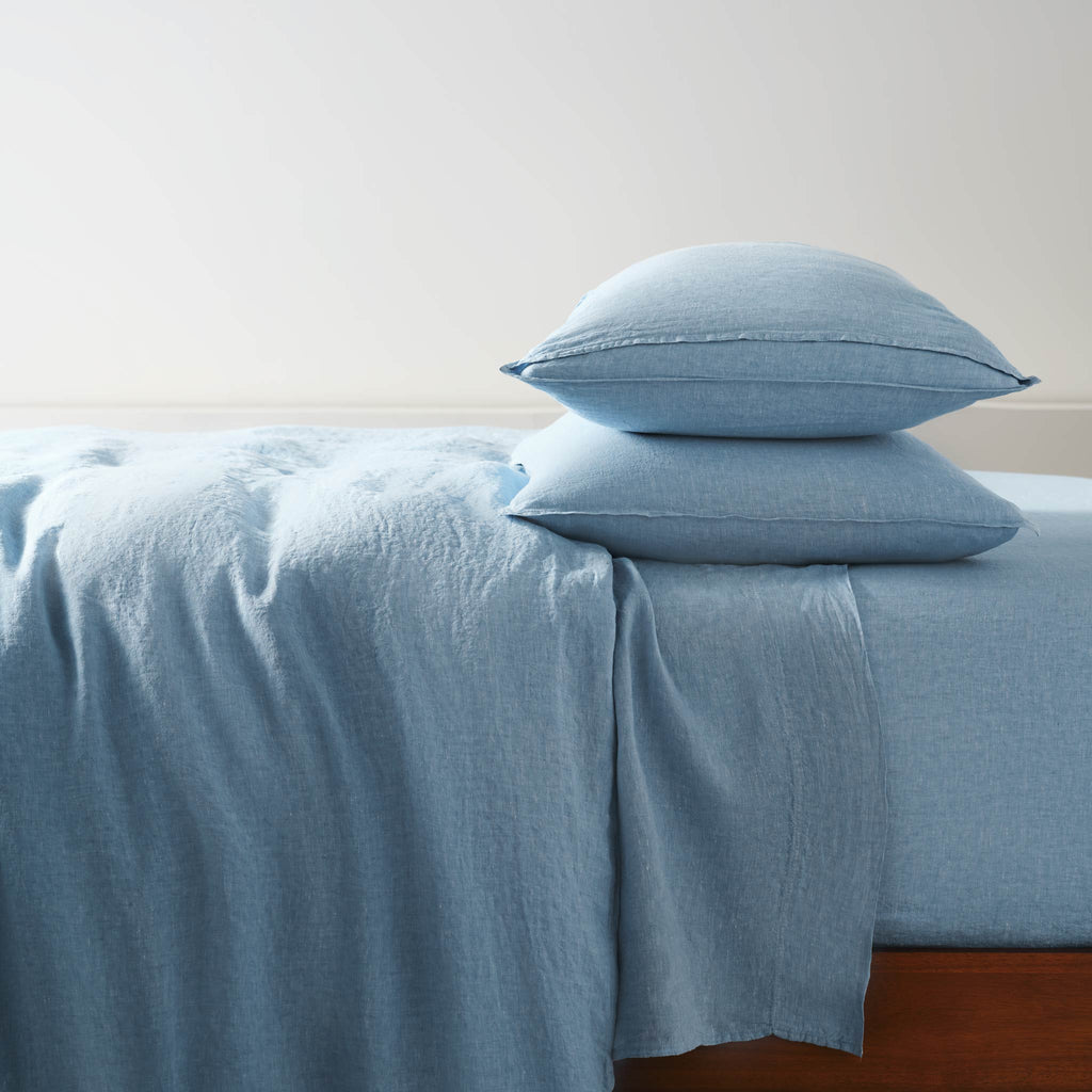 Washed European Linen Core Sheet Set L4
