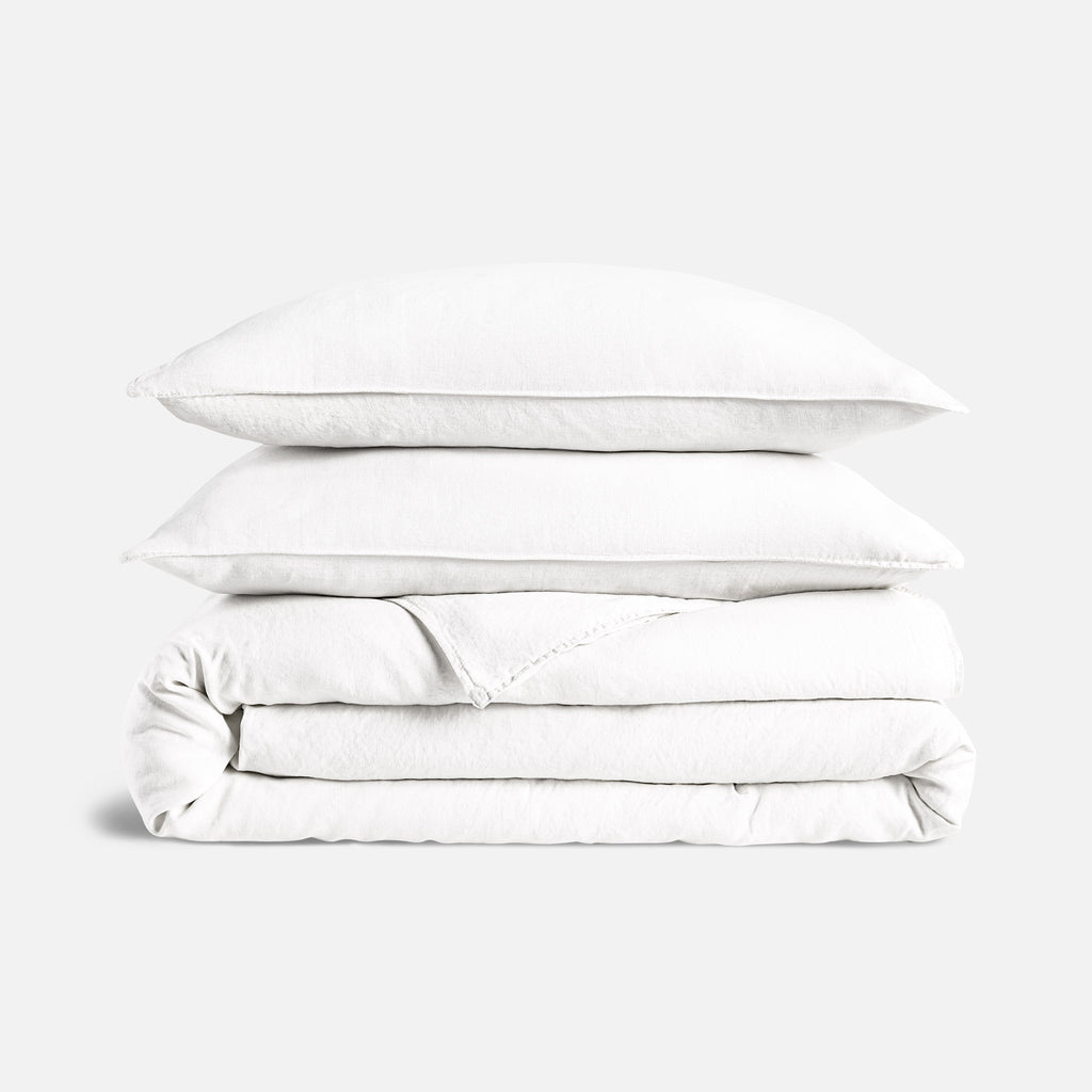 Washed European Linen Duvet Set F1