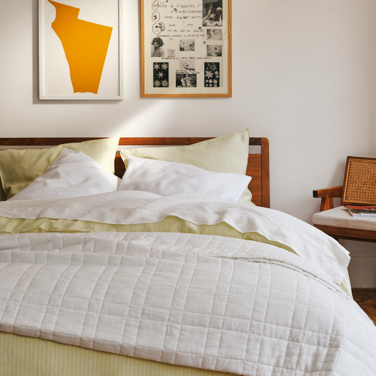 Washed European Linen Core Sheet Set L4