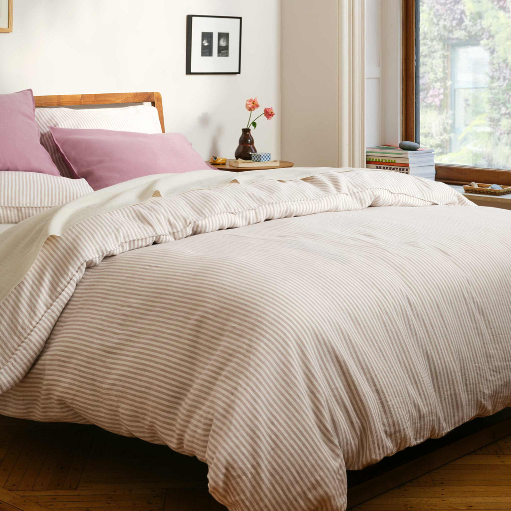 Washed European Linen Duvet Set F1