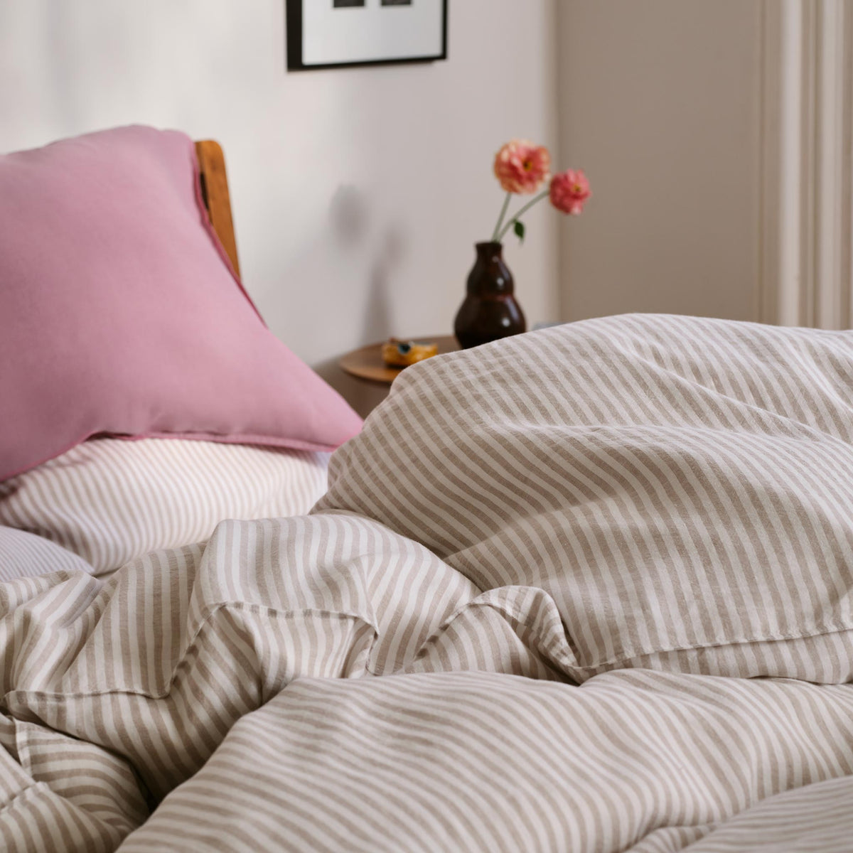 Washed European Linen Duvet Set F1