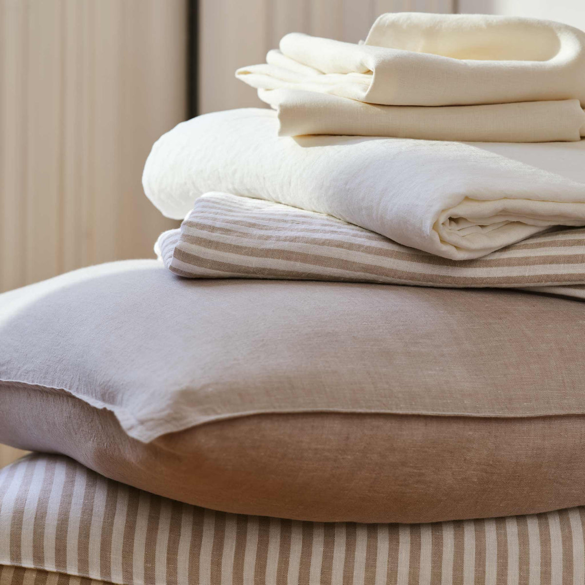 Washed European Linen Core Sheet Set L4