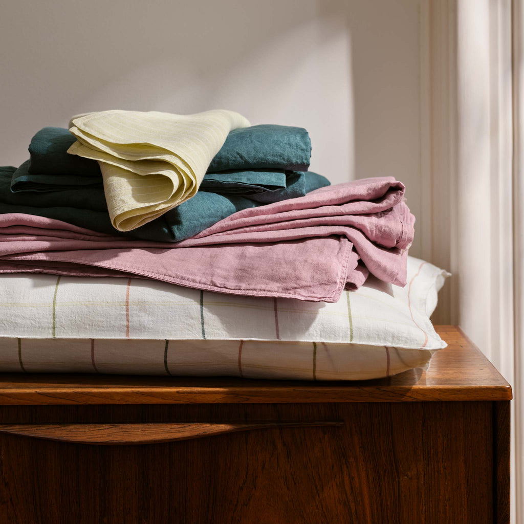 Washed European Linen Duvet Set F1