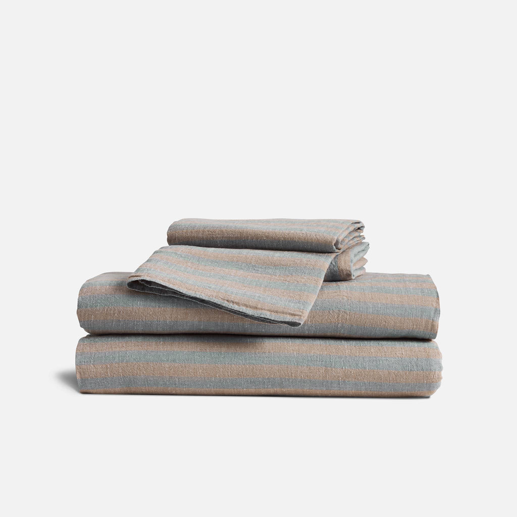 Washed European Linen Core Sheet Set L4