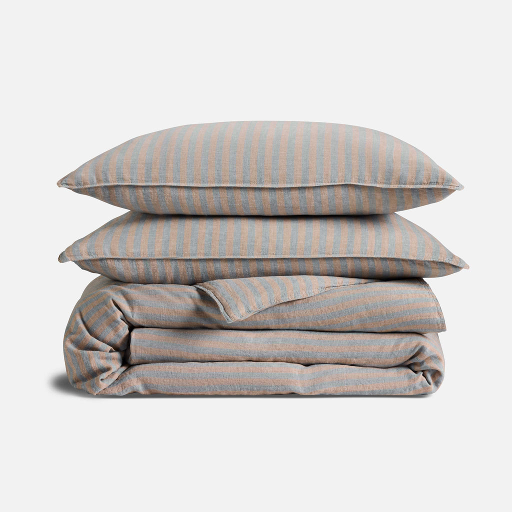 Washed European Linen Duvet Set F1