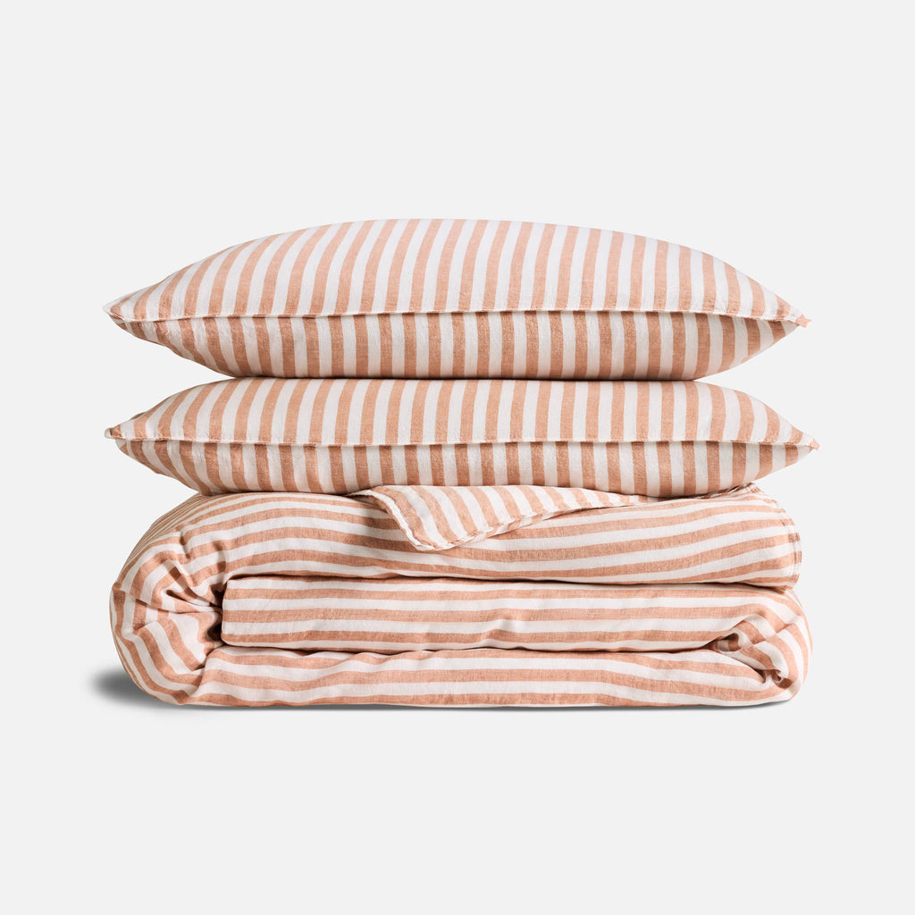 Washed European Linen Duvet Set F1