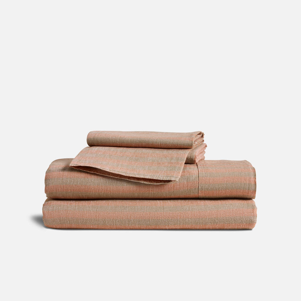 Washed European Linen Core Sheet Set L4