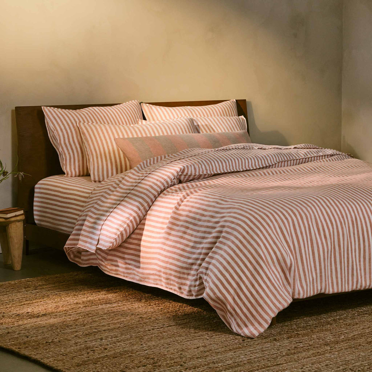 Washed European Linen Core Sheet Set L4
