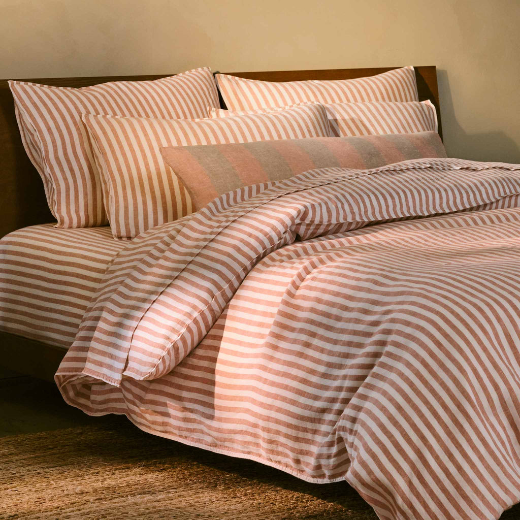 Washed European Linen Core Sheet Set L4