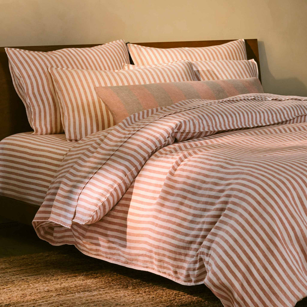 Washed European Linen Core Sheet Set L4