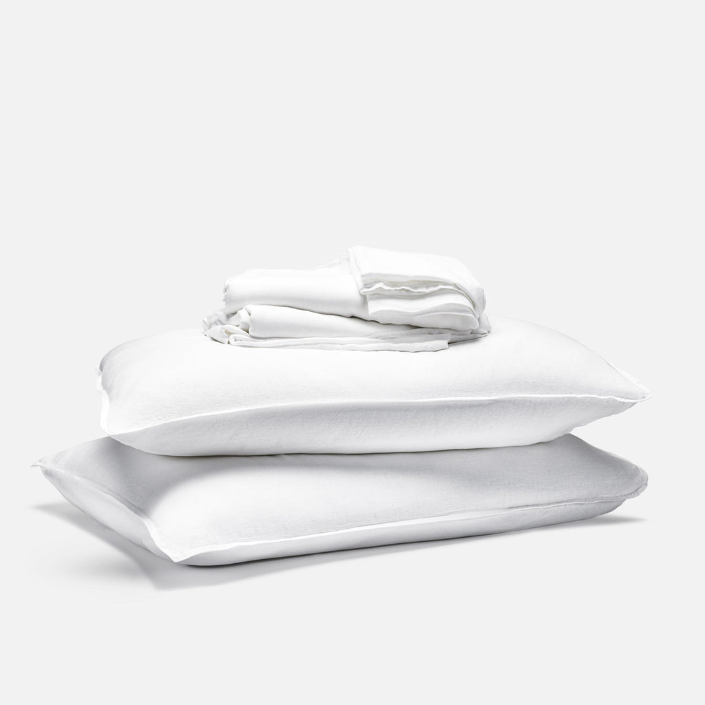 Washed European Linen Core Sheet Set L4