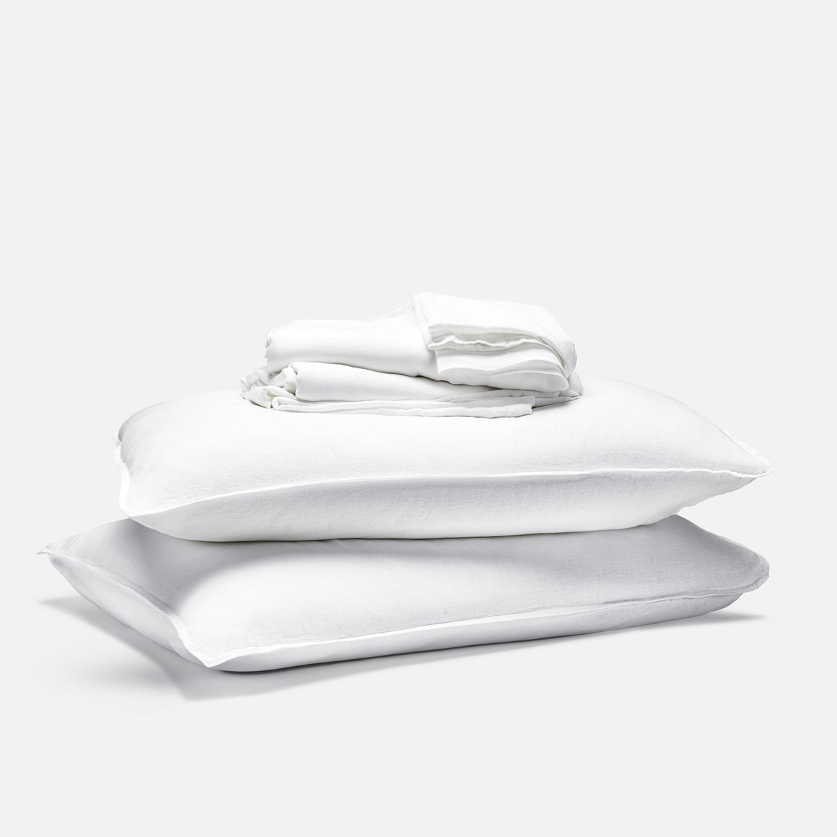 Washed European Linen Core Sheet Set L4