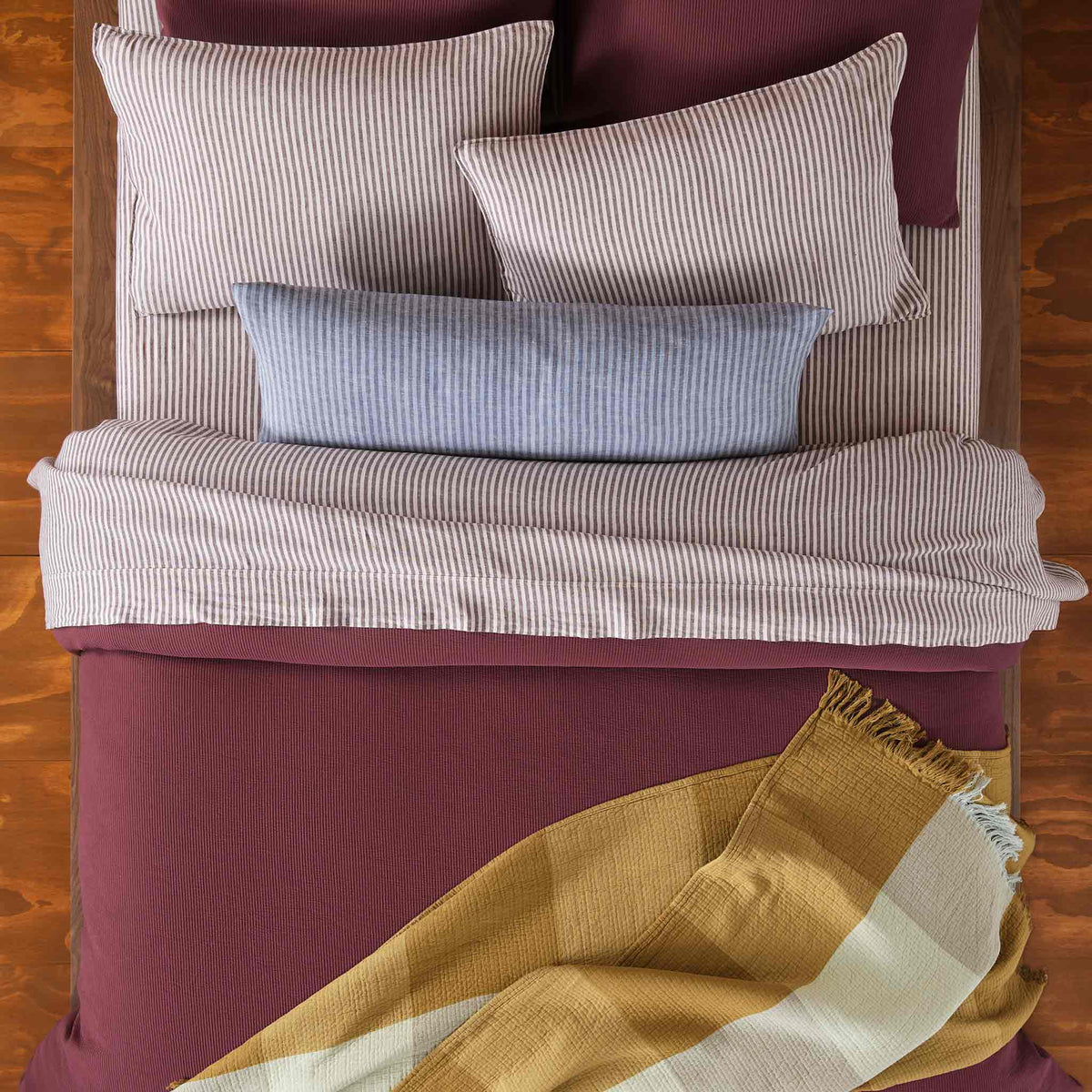 Washed European Linen Core Sheet Set L4