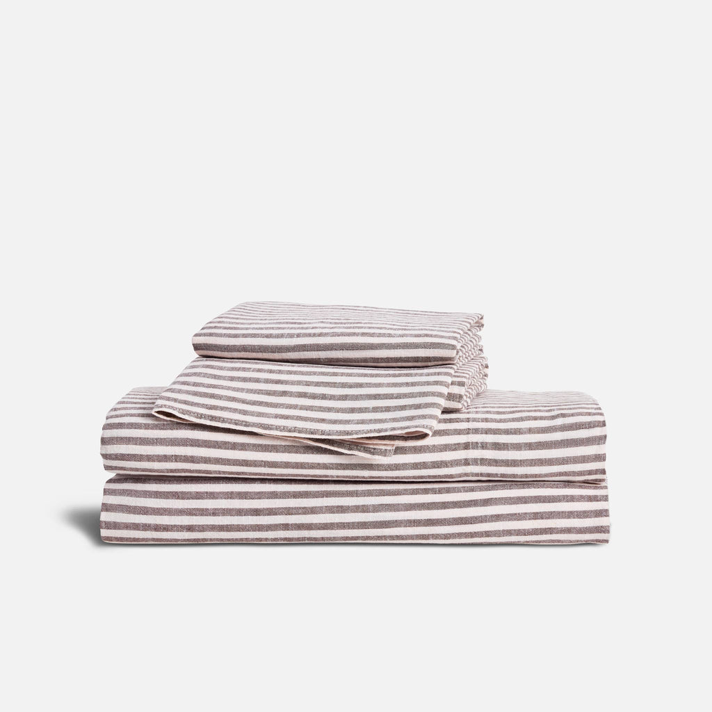Washed European Linen Core Sheet Set L4