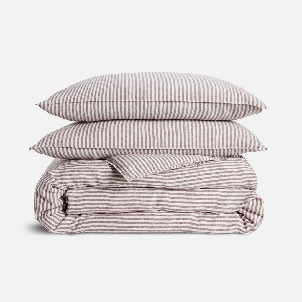 Washed European Linen Duvet Set F1