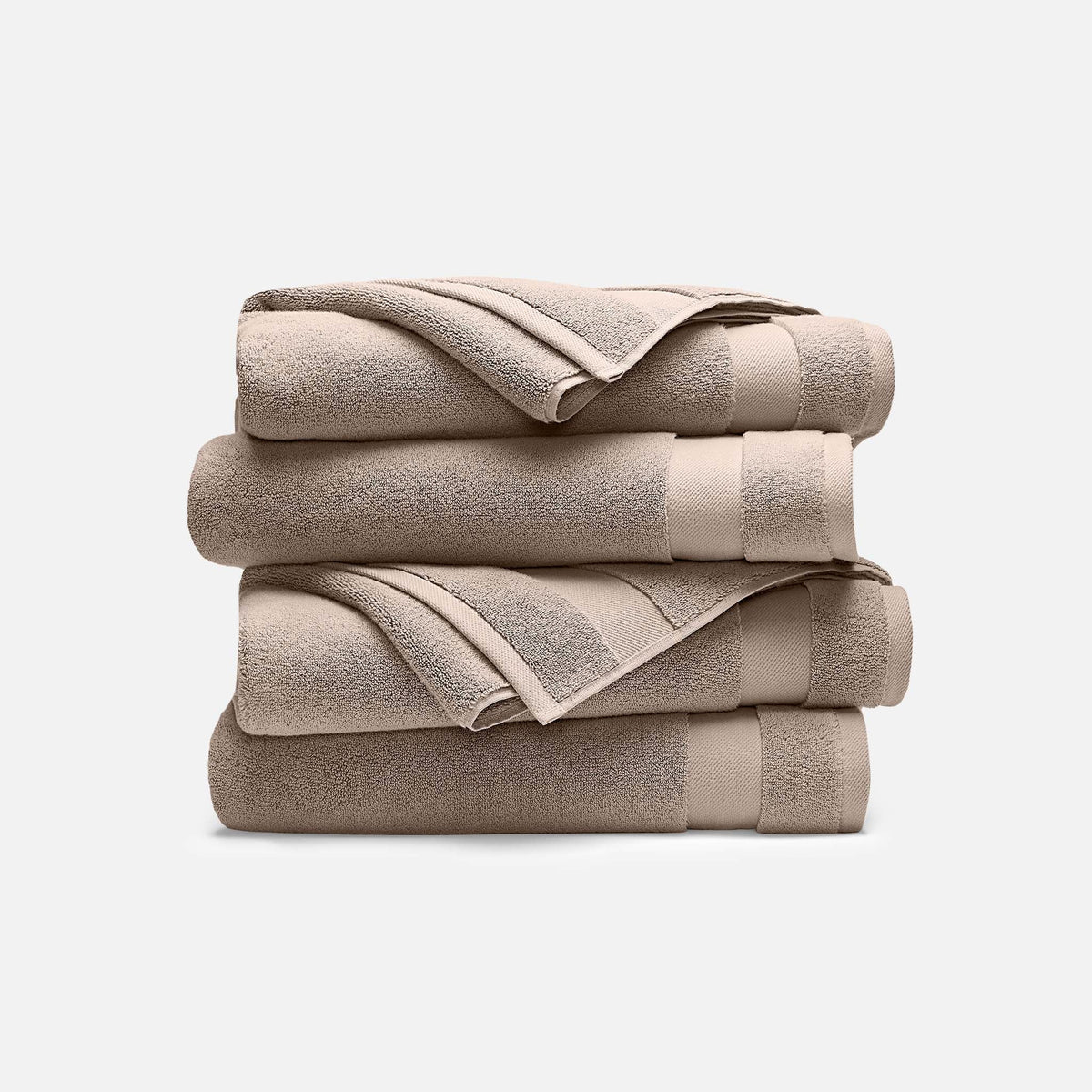 Super-Plush Set of 4 Bath Towel Bundle E6