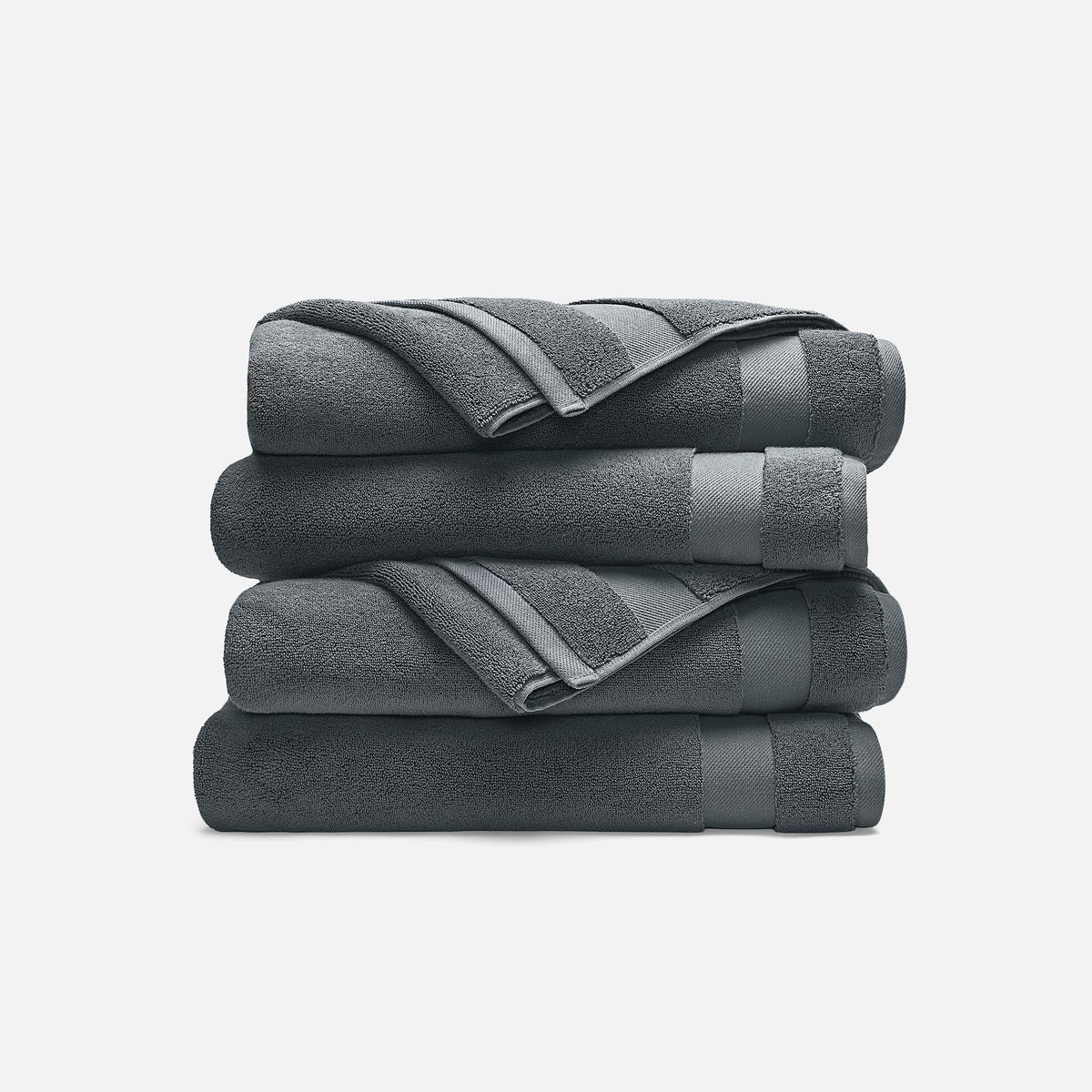 Super-Plush Set of 4 Bath Towel Bundle E6