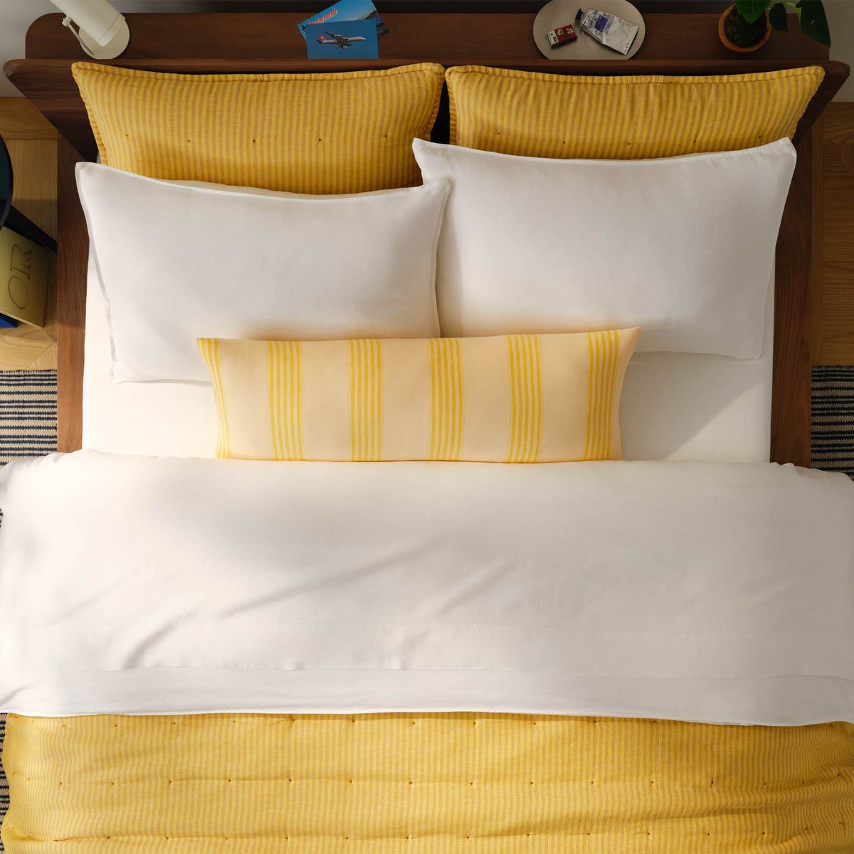 Washed European Linen Core Sheet Set L4