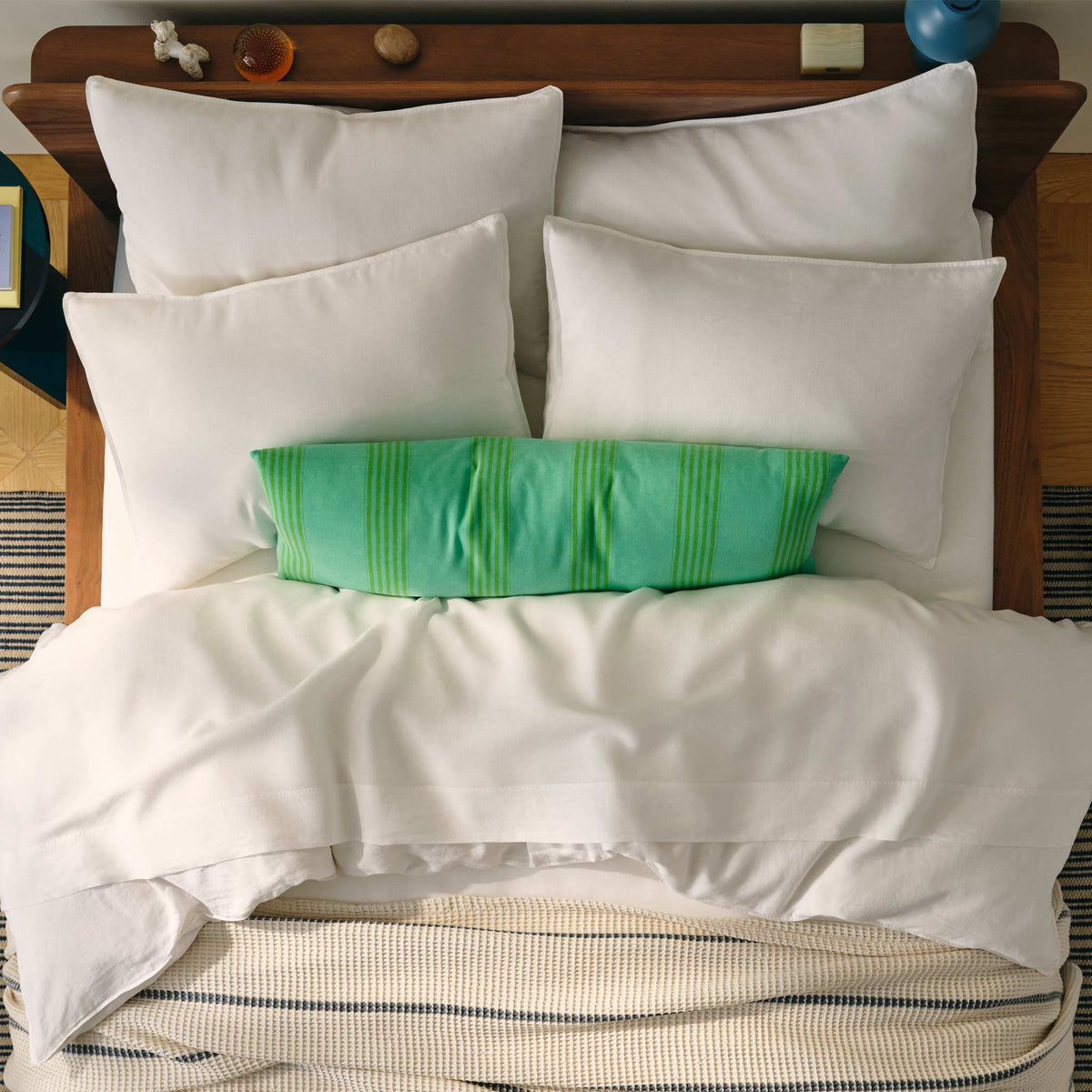 Washed European Linen Core Sheet Set L4