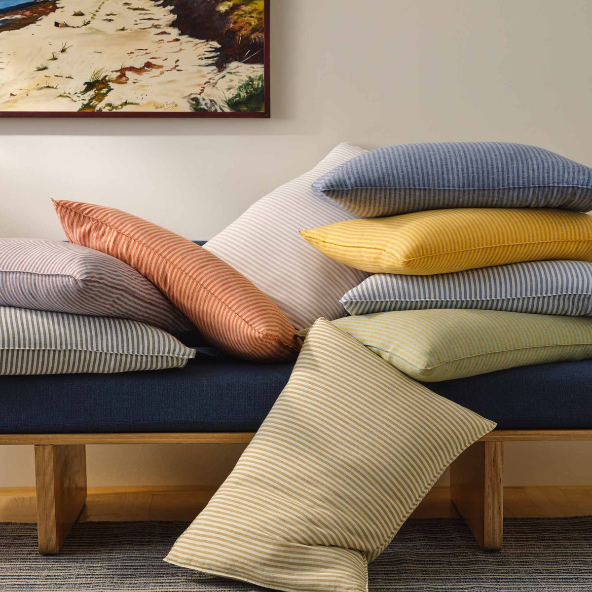 Washed European Linen Core Sheet Set L4