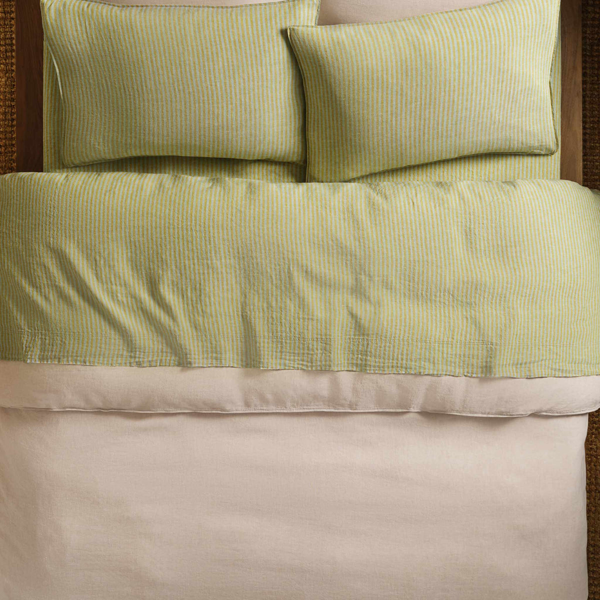 Washed European Linen Core Sheet Set L4