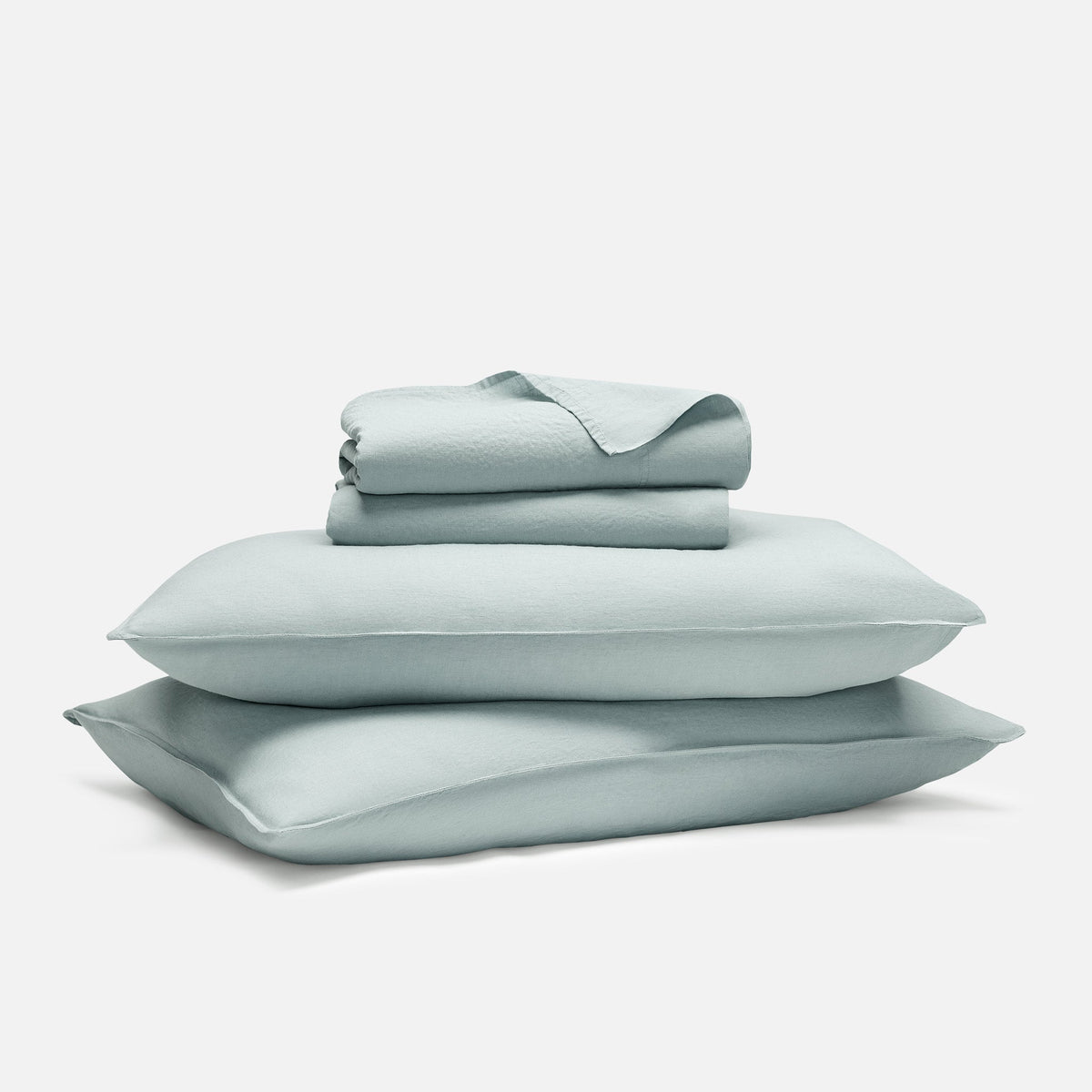 Washed European Linen Core Sheet Set L4