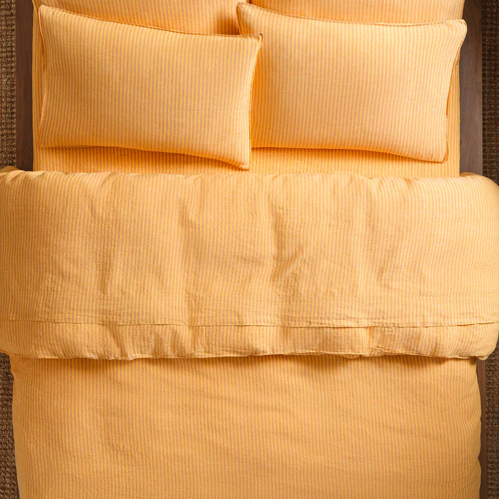 Washed European Linen Core Sheet Set L4