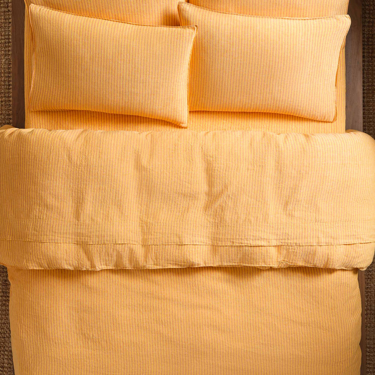 Washed European Linen Duvet Set F1