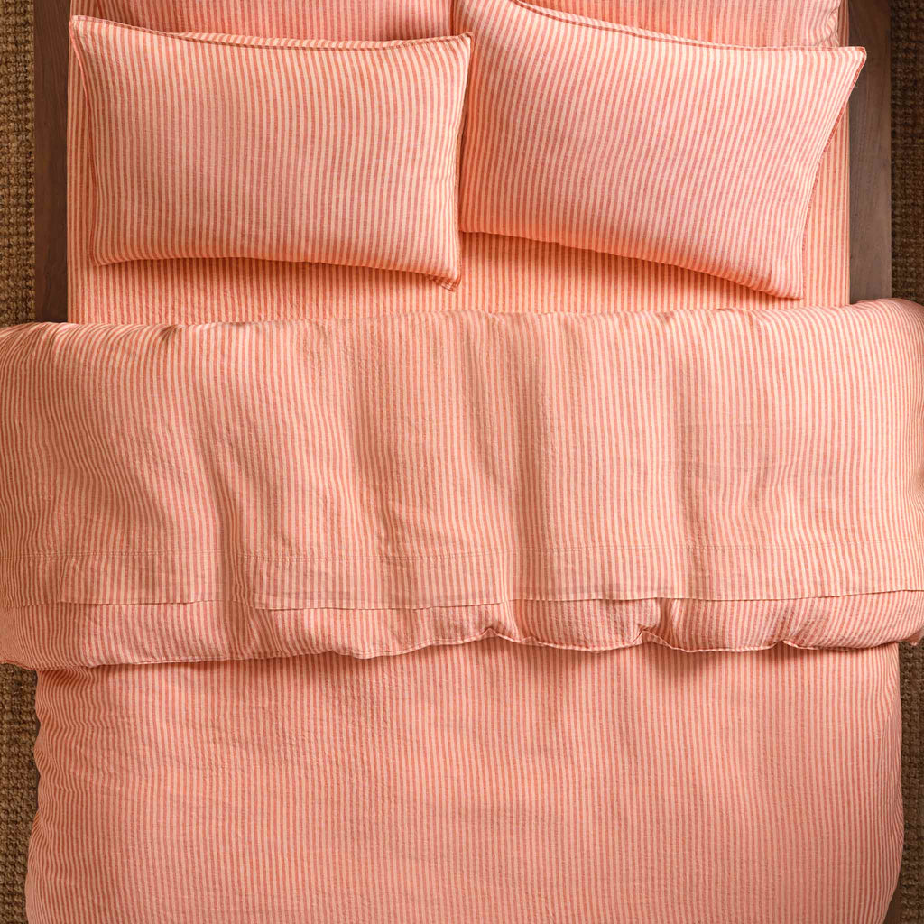 Washed European Linen Core Sheet Set L4