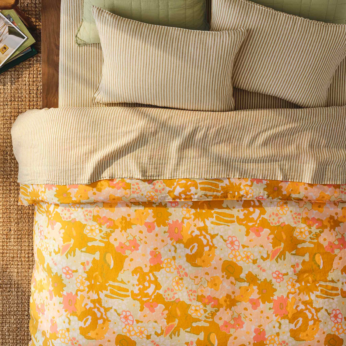 Washed European Linen Core Sheet Set L4